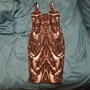 Next World machine midi Dress Black Milk bnwot